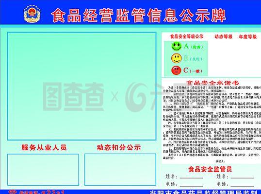 保健食品銷售專區食品經營監管信息公示牌內容與規范